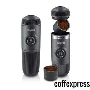 Coffeexpress Nanopresso portable machine pour double expresso.